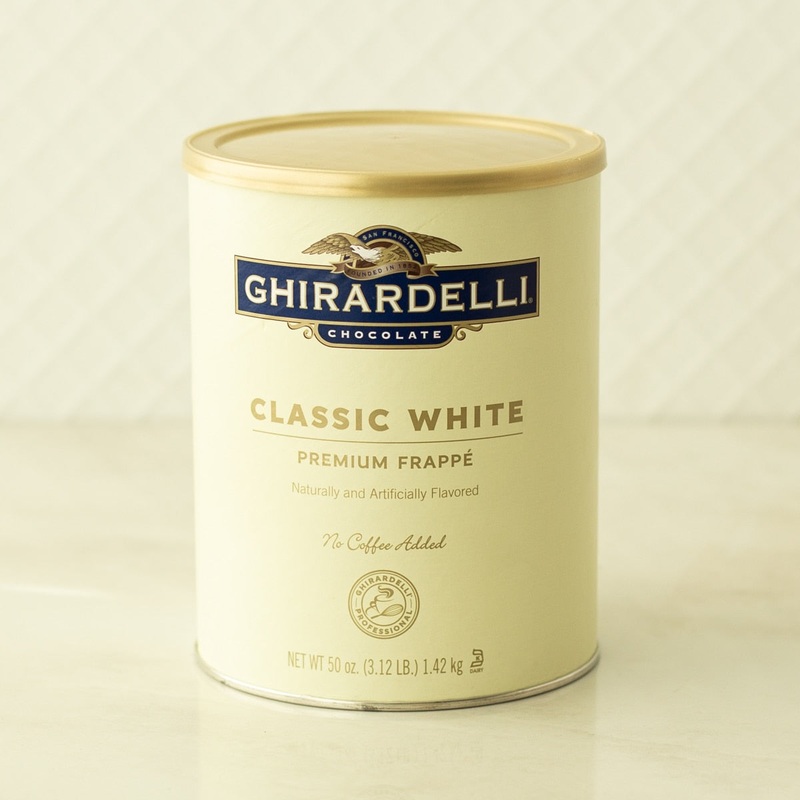 Ghirardelli Classic White Frapp – 50 oz. can