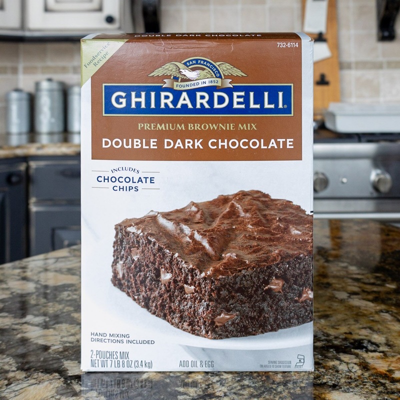 Ghirardelli Double Dark Brownie Mix – 7 Lb Box