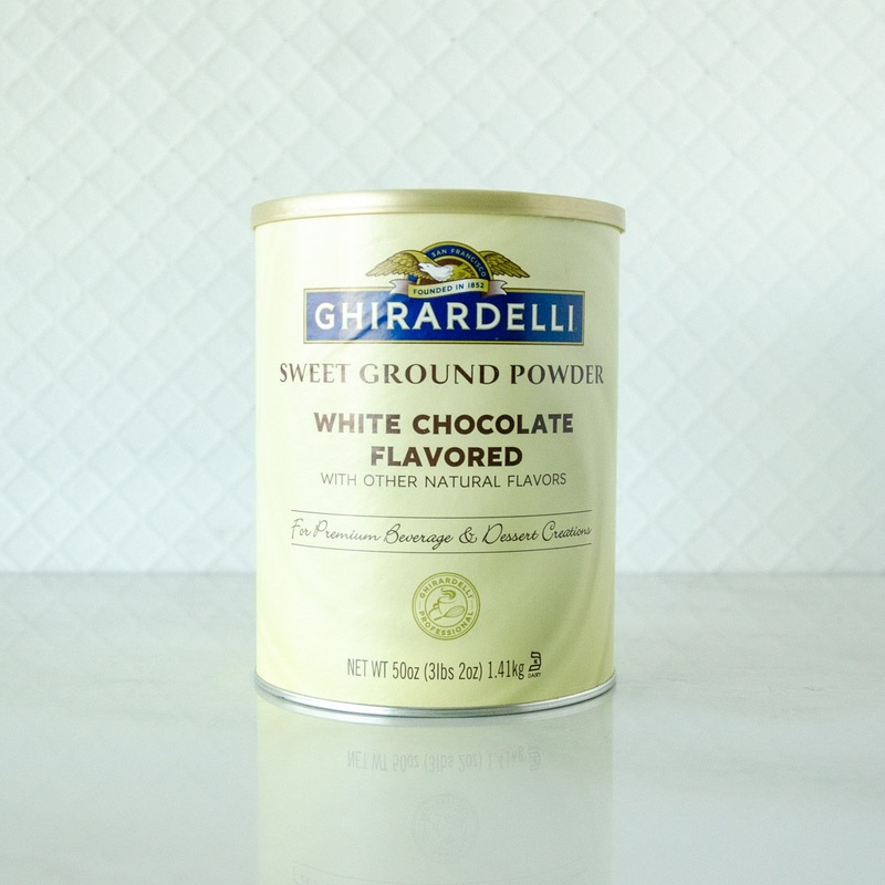 Ghirardelli Sweet Ground White Chocolate – 50 oz. Can