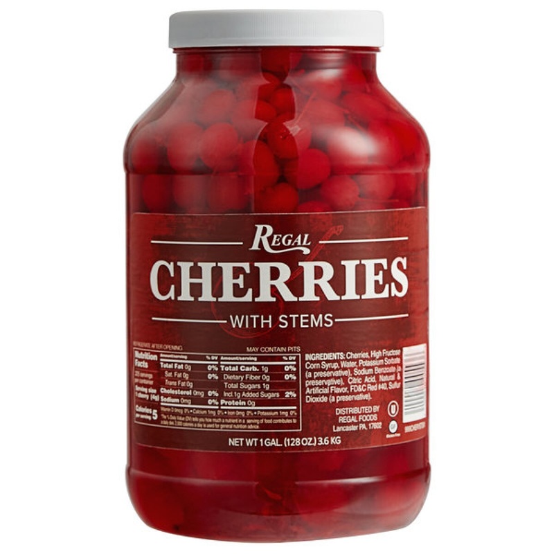 1 Gal Cherries Large W/Stem