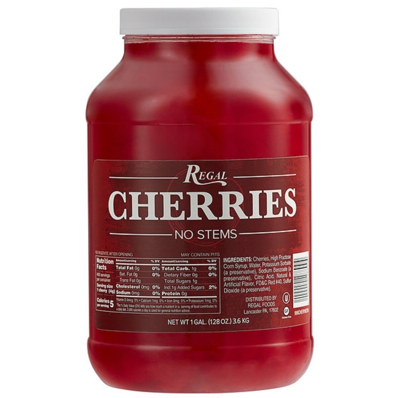 1 Gallon Cherries Without Stems