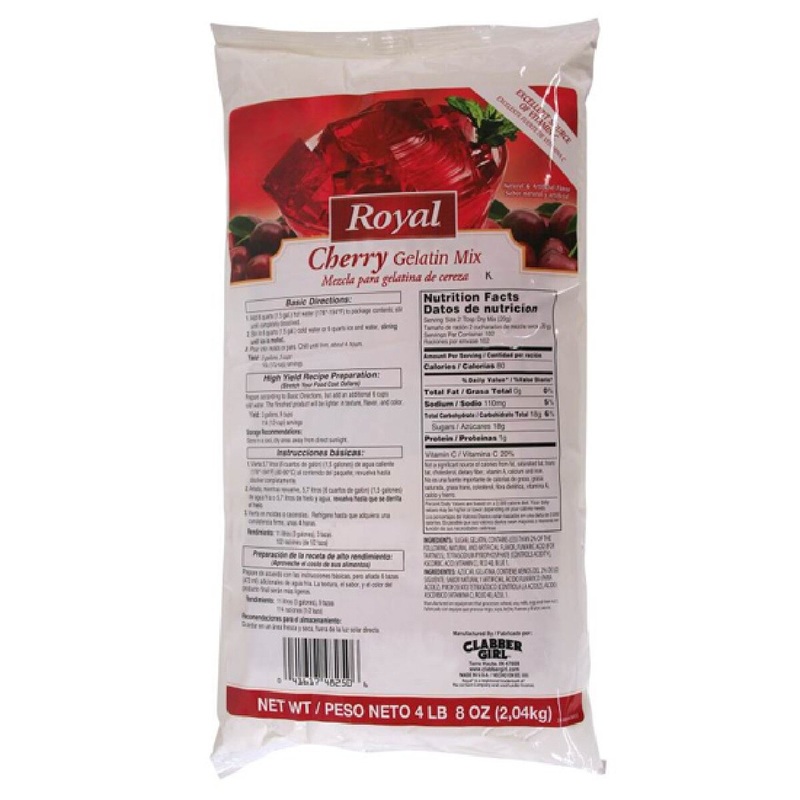4.5 lbs Gelatin Cherry