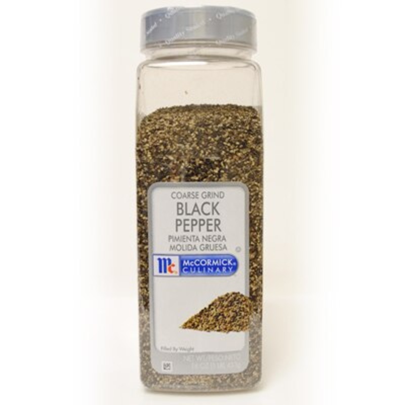 McCormick Black Pepper, Ground Coarse Spice – 1 lb.