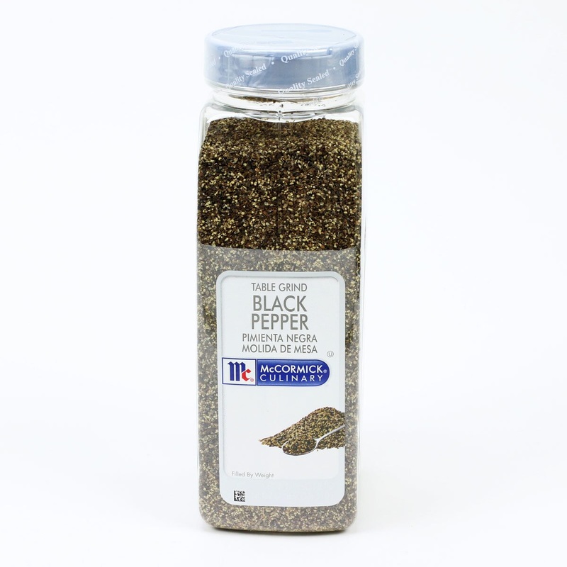 McCormick Black Pepper Ground (Table) – 18 oz.
