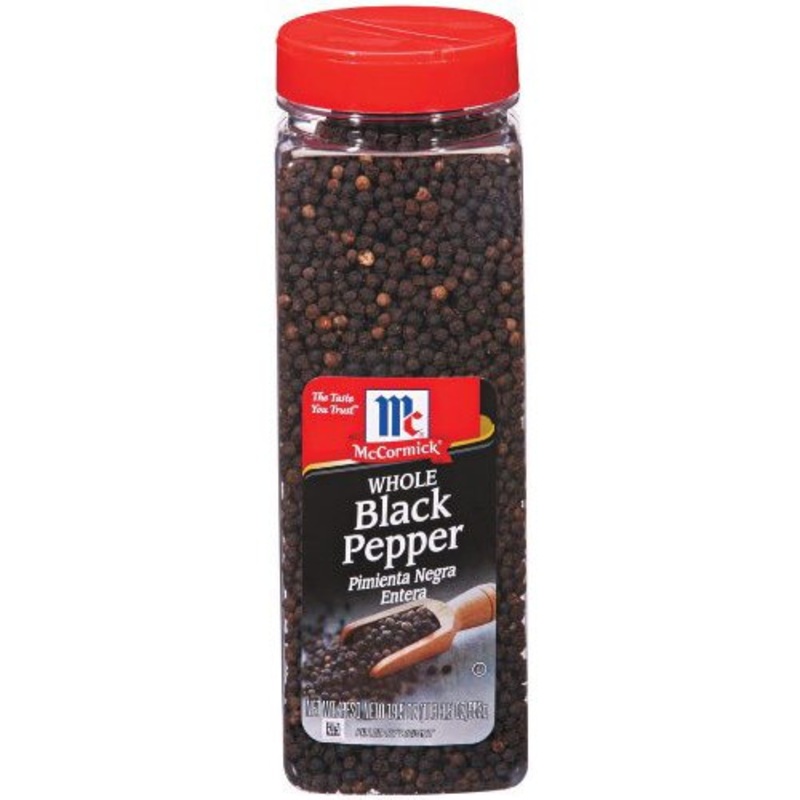 McCormick Black Pepper Whole – 19.5 oz.