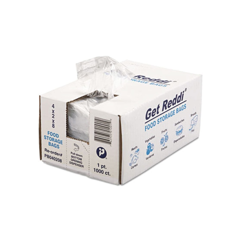 Pitt Plastics PB040208M Food Bag