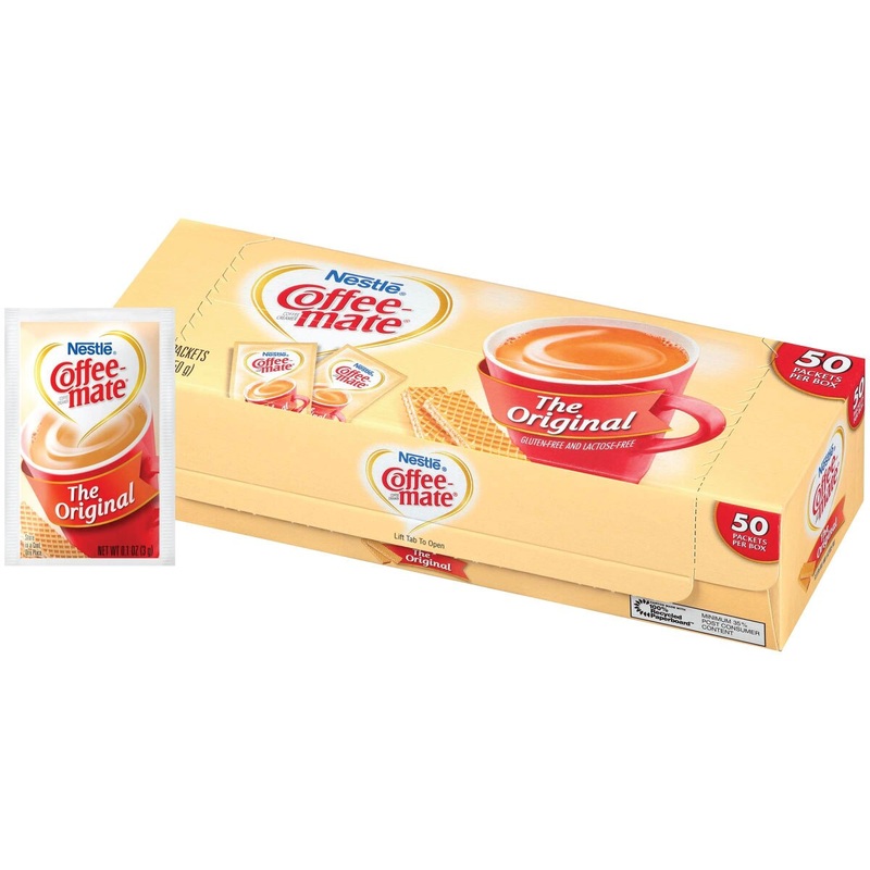 Single Serving Coffee Creamers – 3 g packages – 50 ct