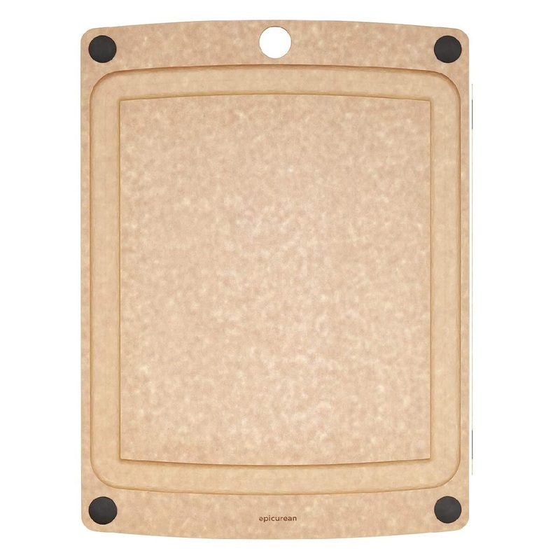 11.5 x 9 All-in-One Cutting Board with Non-Slip Feet and Juice Groove