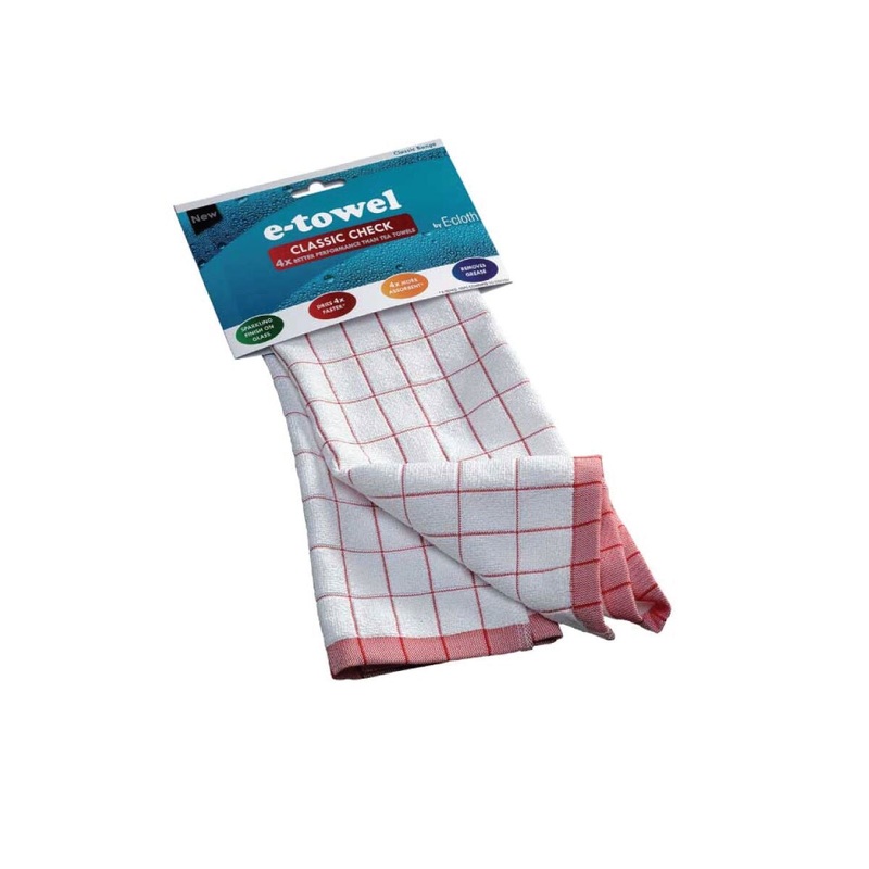 Classic Check Red Kitchen Towel