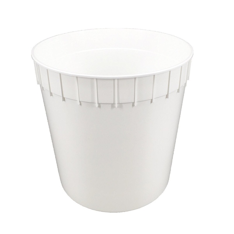 2.5 Gallon Plastic Ice Cream Tubs w/o Lid