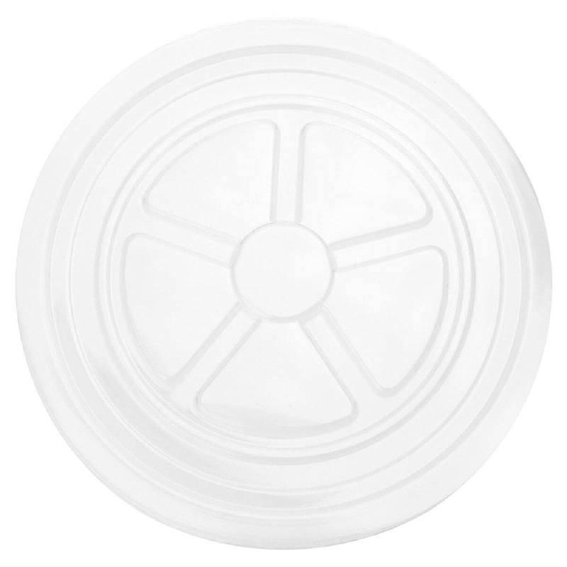 3 oz Clear Flat Ice Cream Cup Lids
