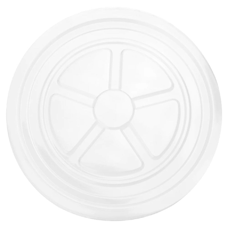 4 oz Clear Flat Ice Cream Cup Lid