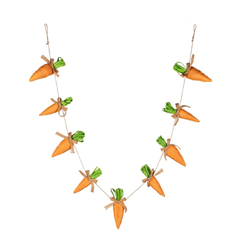 71 Carrot Fabric Garland Hanging Decor