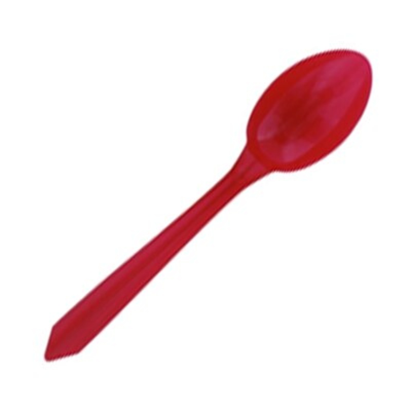 Dessert Spoon – Red – Pack of 20