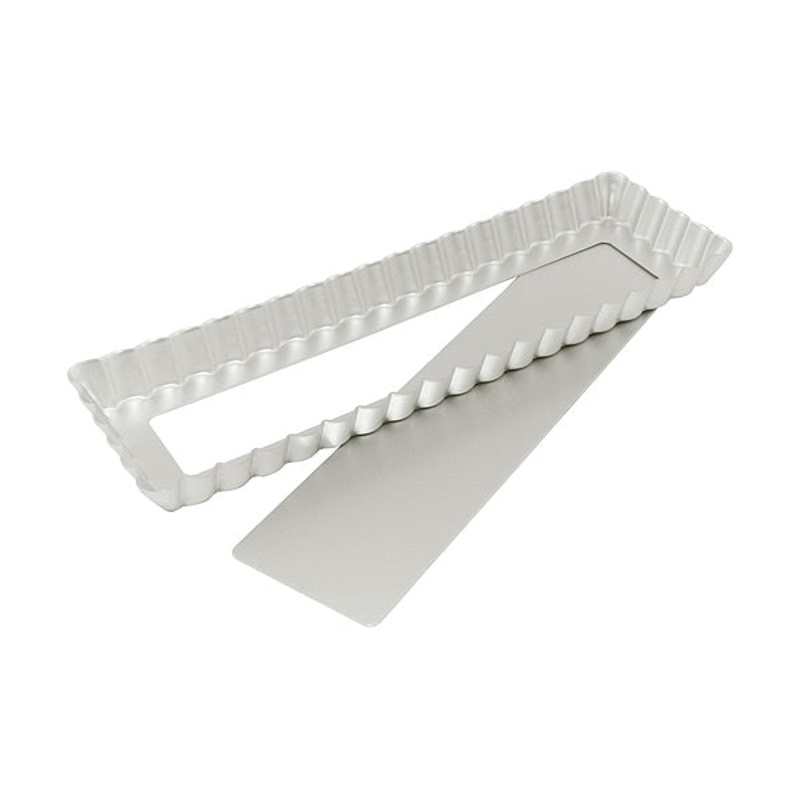 Fat Daddio’s Rectangle Tart Pan w/ Removable Bottom – 13.75 X 4.25