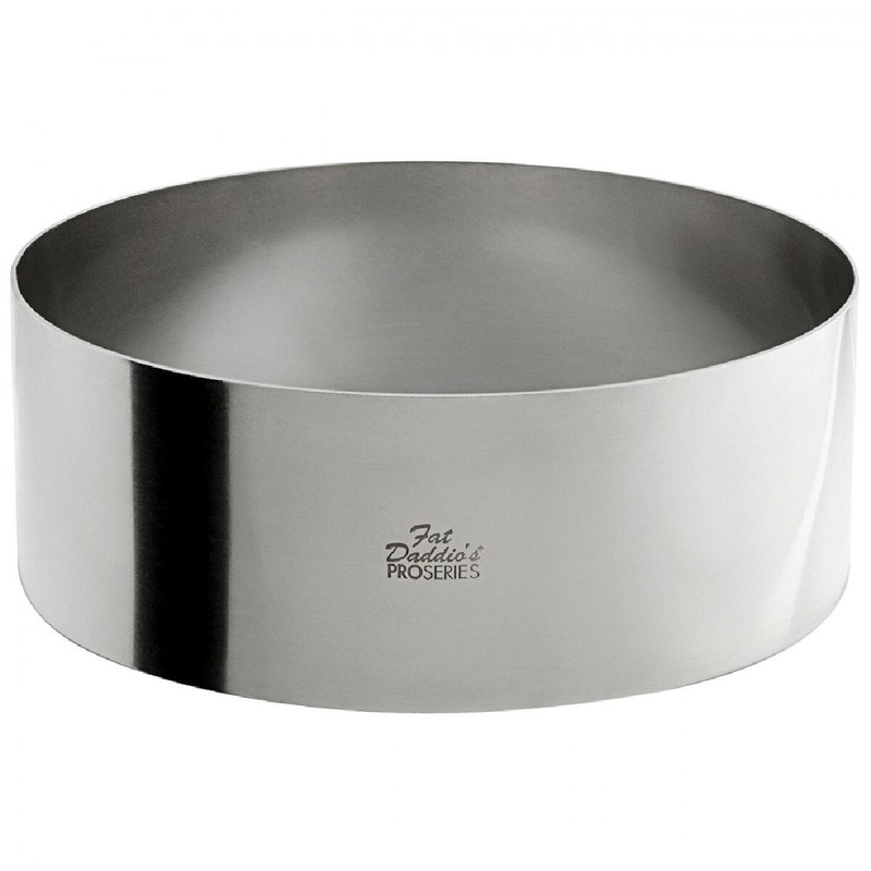 Fat Daddios Stainless Steel Cake Ring – 8 x 3