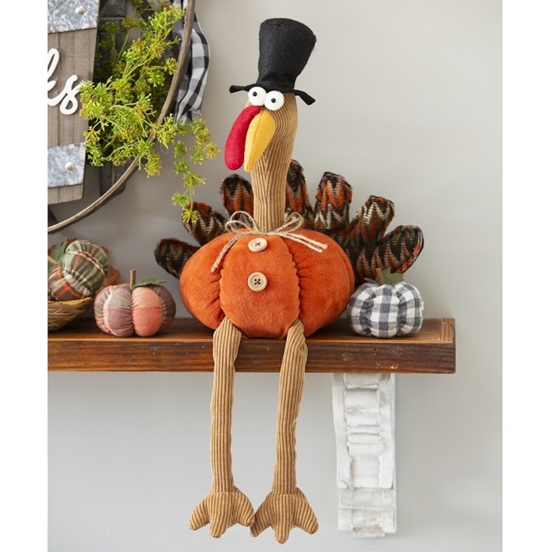 Plush Pilgrim Turkey Table Decor