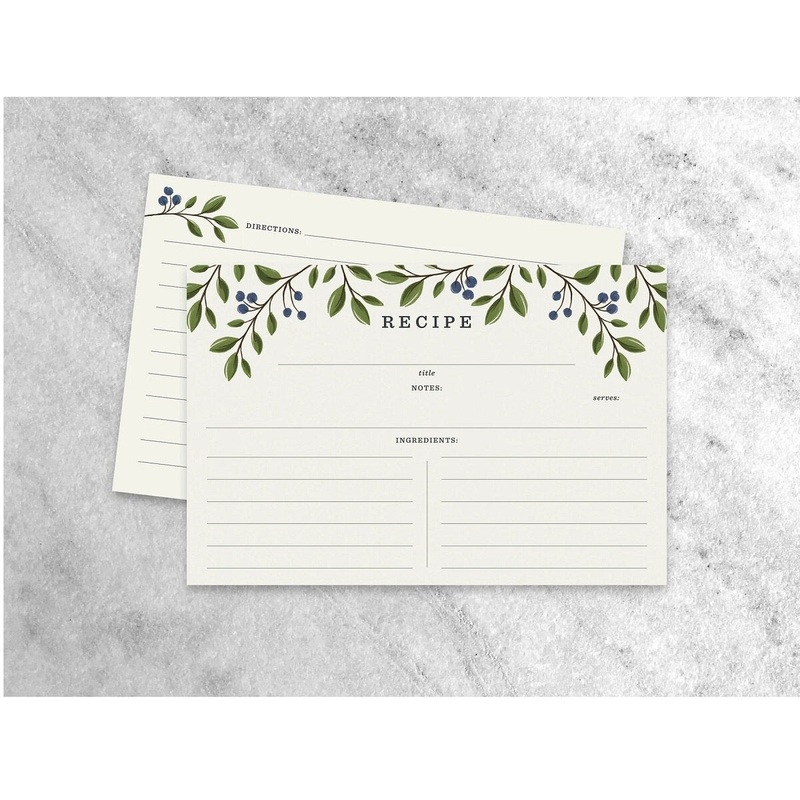 Wild Berries Receipe Cards