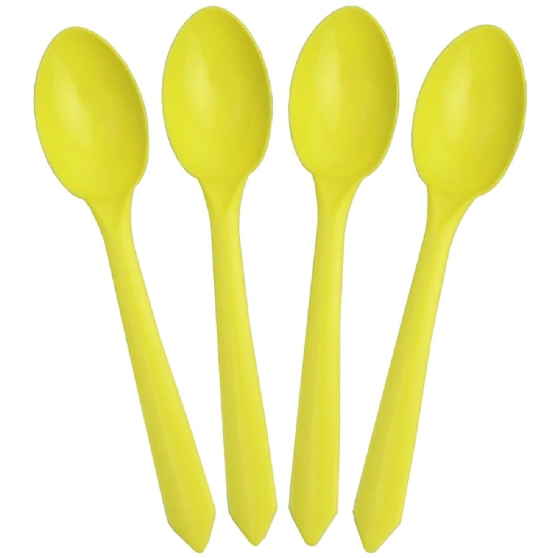 Yellow Dessert Spoon