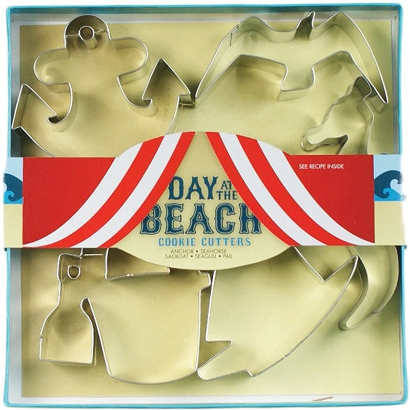 5-Pc At the Beach Cookie Cutter Set