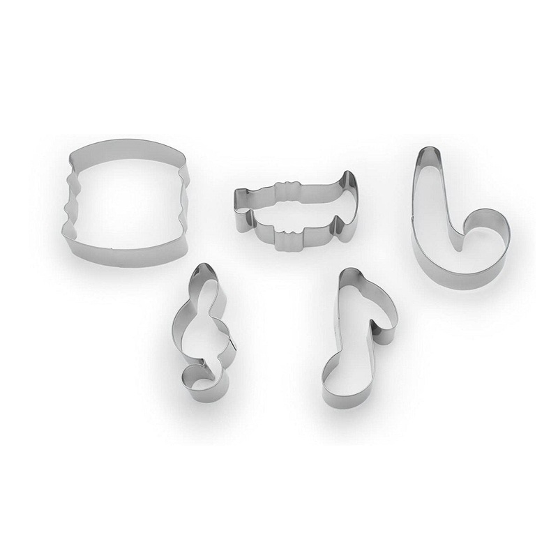 5-Pc Music Cookie Cutter Set