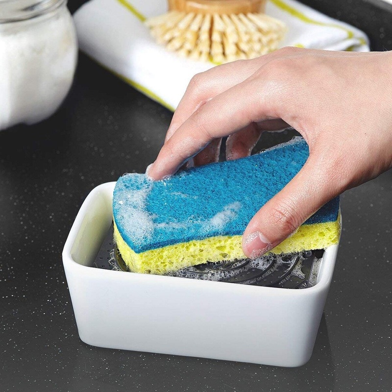 Bubble Up Soap Dispenser & Scrubber Sponge Set