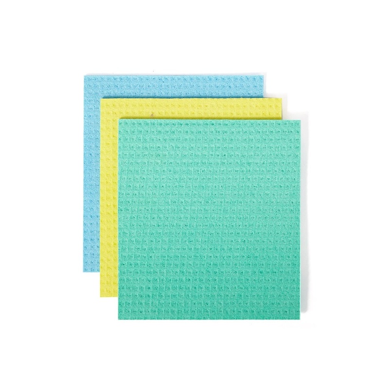 Cellulose Sponge Cloths – Set of 3