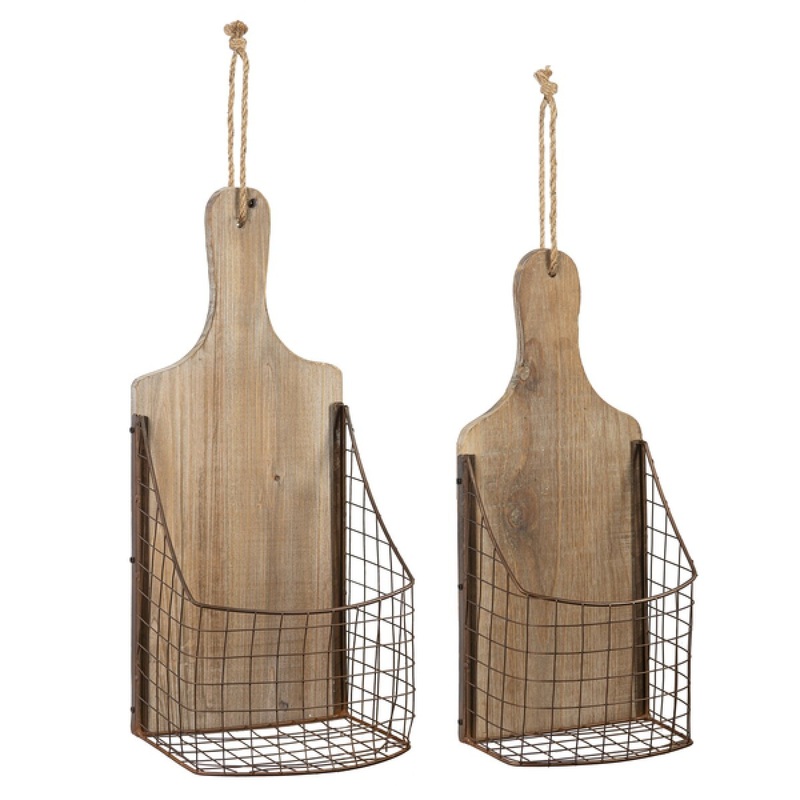Cutting Board Wall Basket 2/set