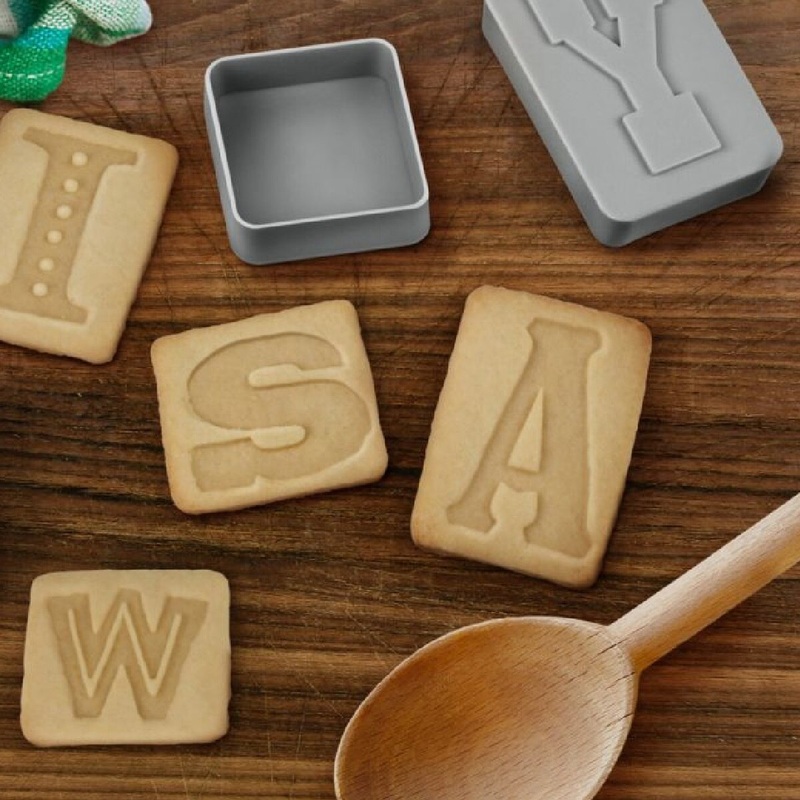 Letter Pressed Cookie Cutters