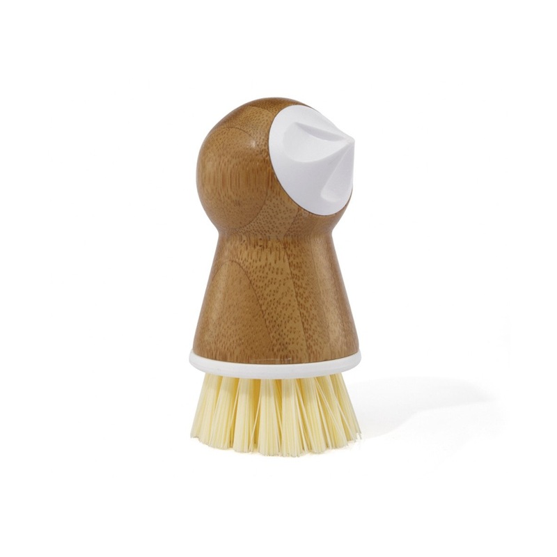 Potato Scrubber with Eye Remover – White