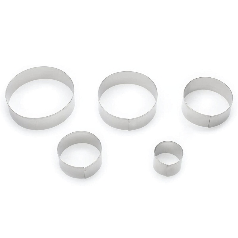 Round Cookie Cutter Set – 5 Pieces