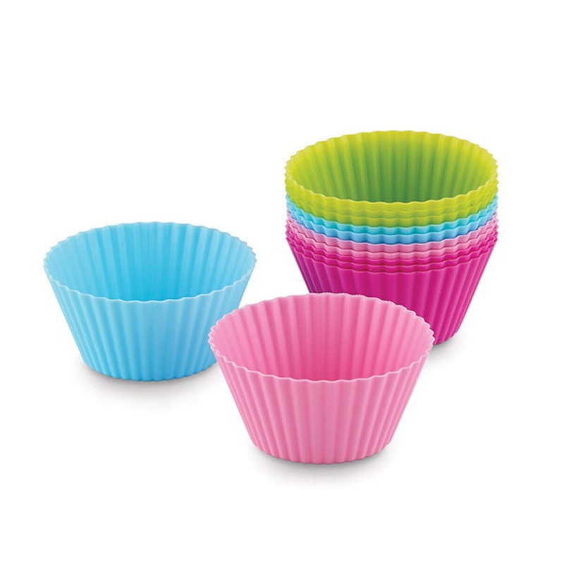 Silicone Standard Baking Cups – Set of 12