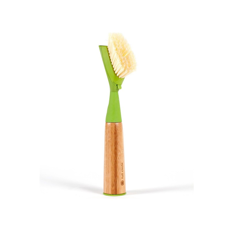 Soap-Dispersing Dish Brush – Green
