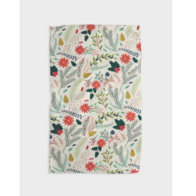 Branches Pear Light Kitchen Tea Towel