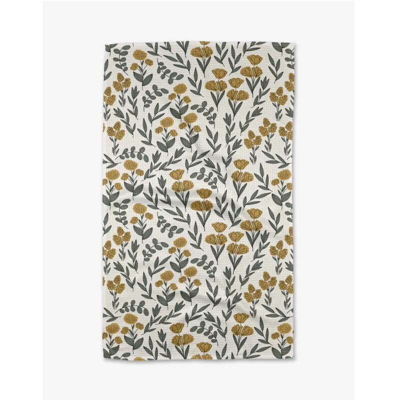Charolette Yellow Tea Towel