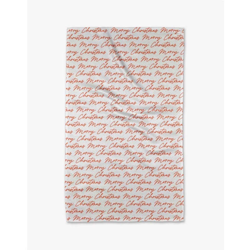 Christmas Greeting Tea Towel