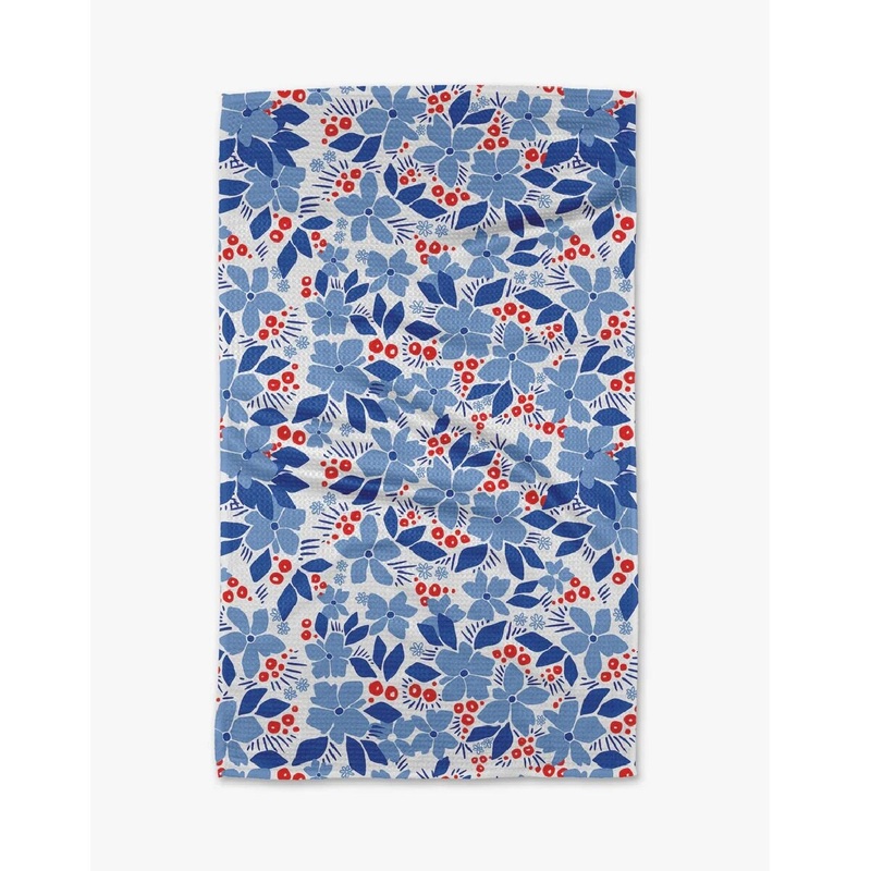 Geometry Towel- July Flowers