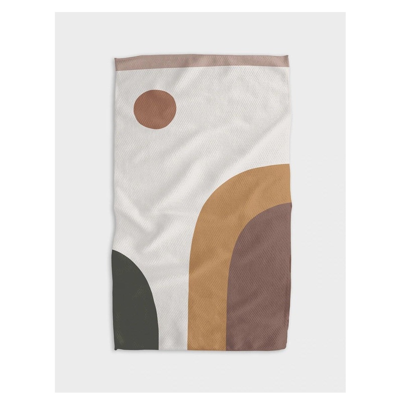 Lil Town Quiet Hill Tea Towel