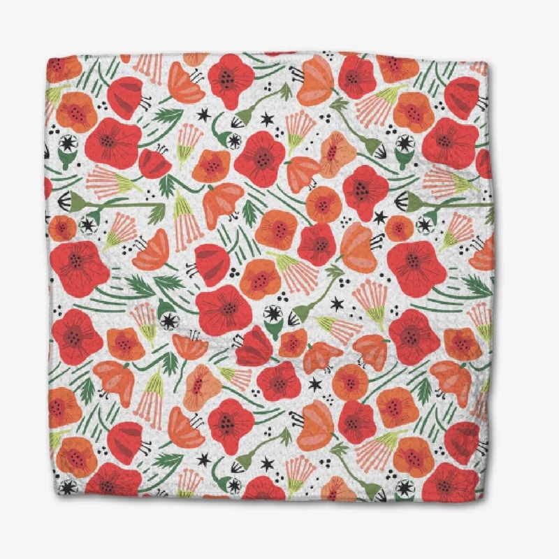 Poppy Power Dish Towel