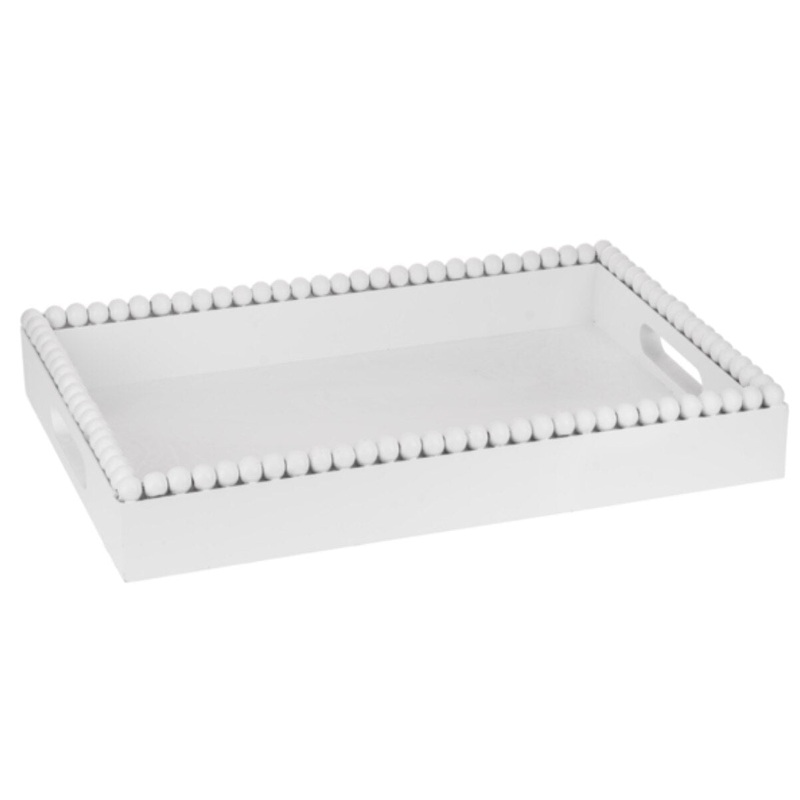 Rectangle Beaded Edge Tray