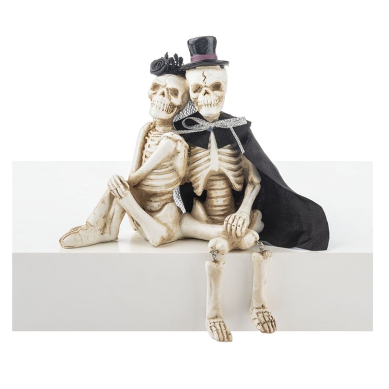 Skeleton Couple Figurine