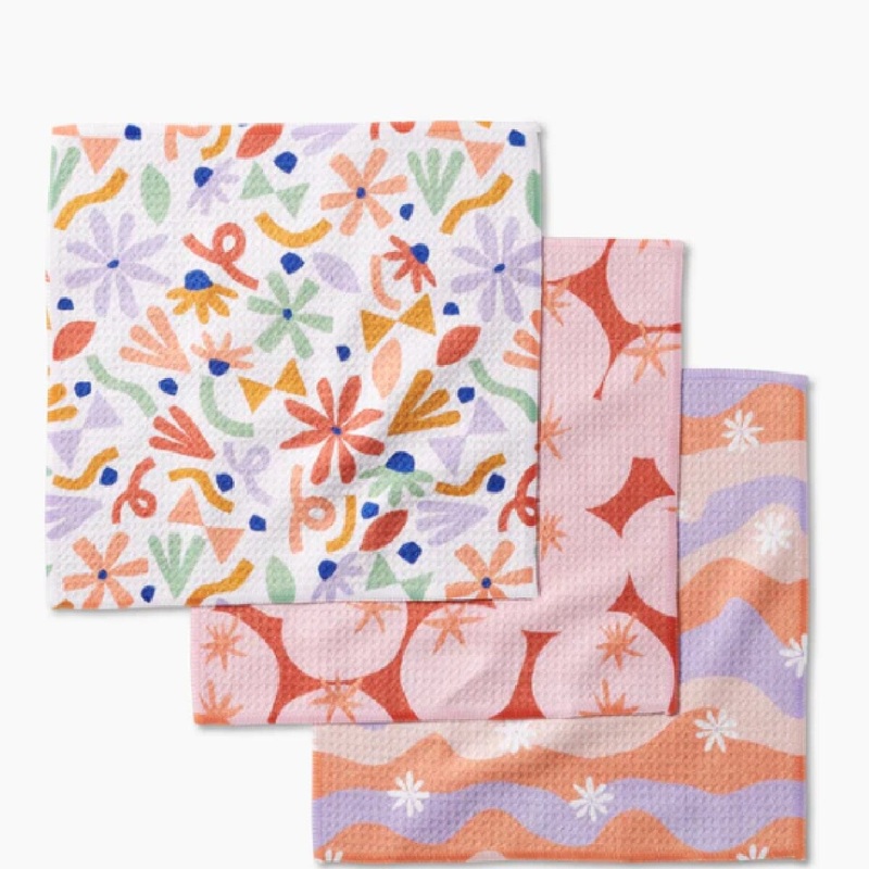 Summer Floral Party Dish Cloth