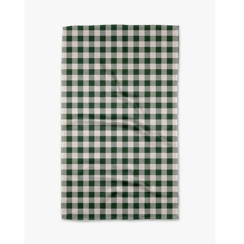 Christmas Gingham Kitchen Tea Towel