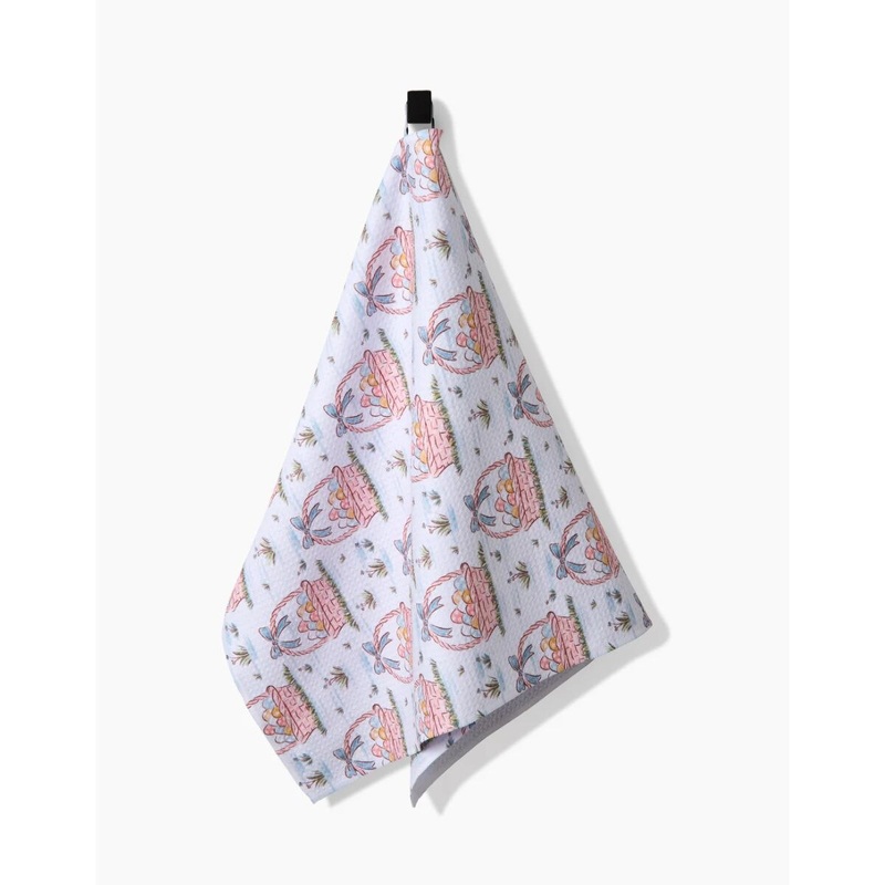 Easter Basket Bloom Tea Towel
