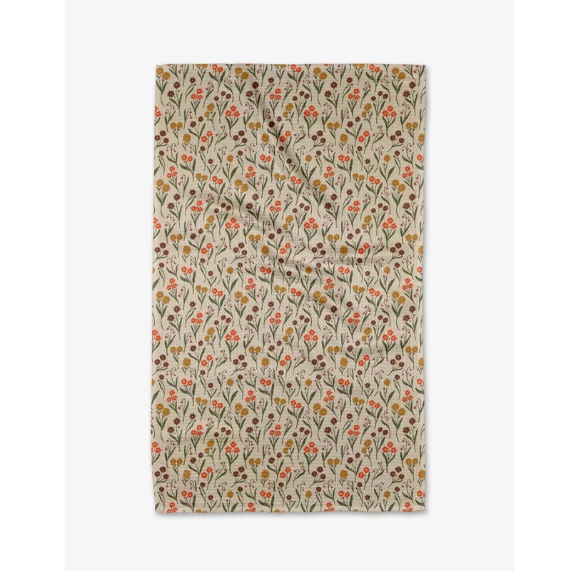 Fall Blossom Tea Towel