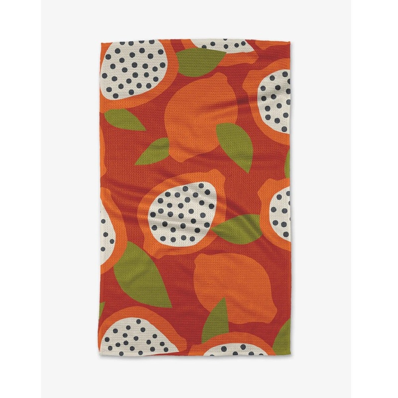 Geometry Towel- Papaya Playtime