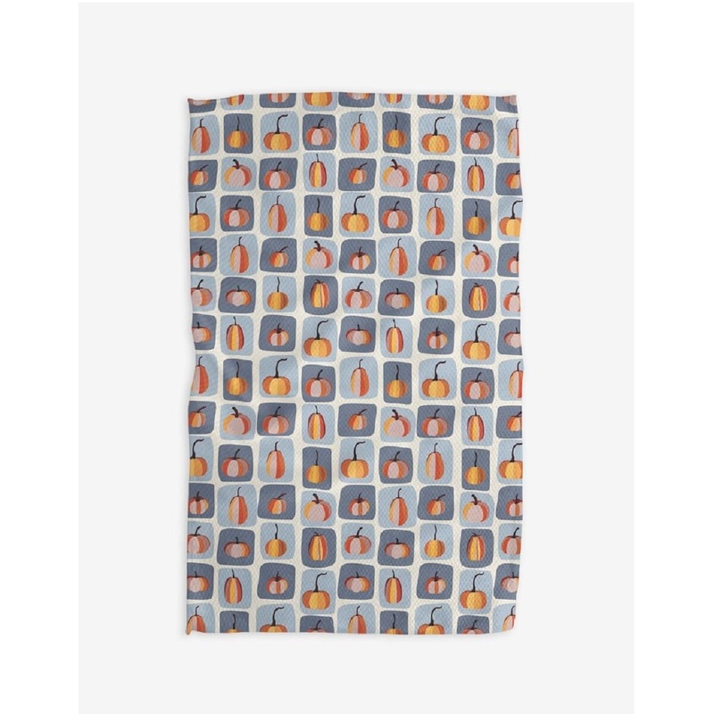 Geometry Towel- Pumpkin Squares