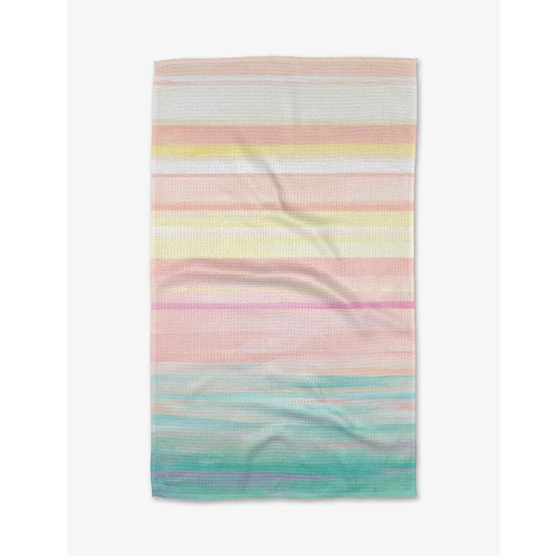 Geometry Towel- Seafoam