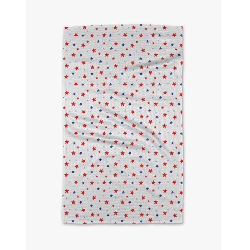 Geometry Towel- Stars White