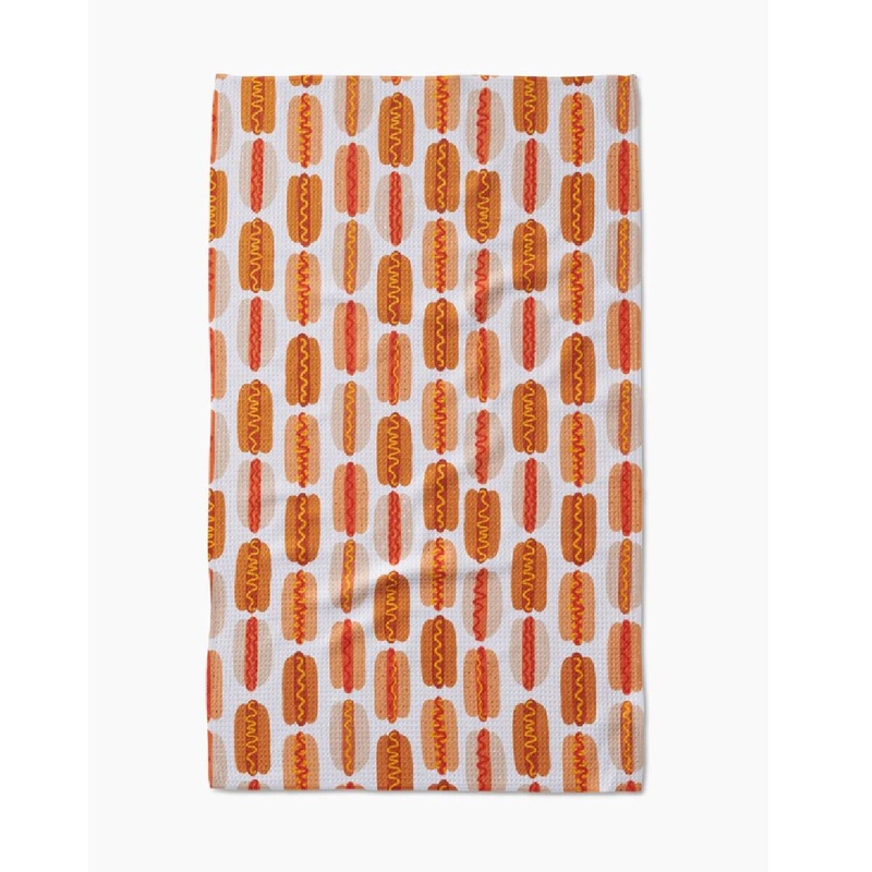 Hot Dogs Of Summer Tea Towel
